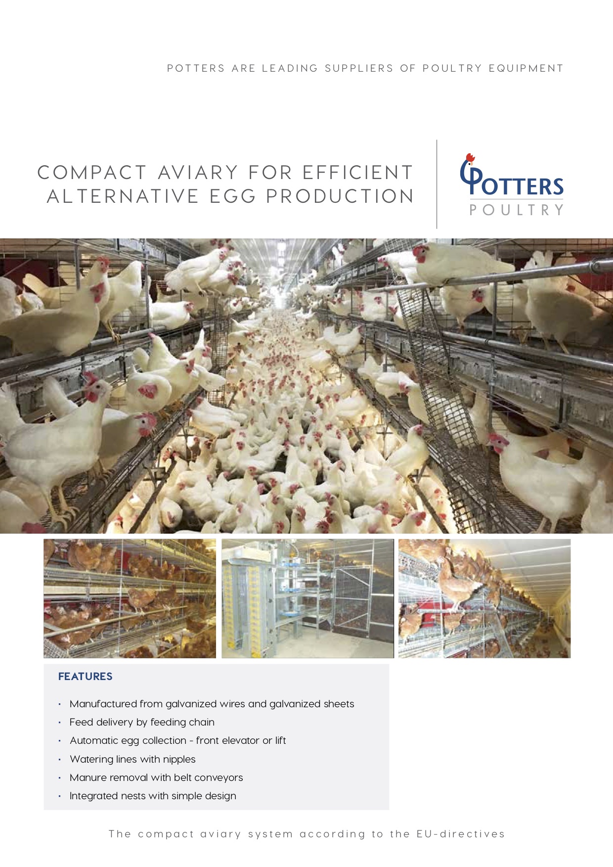 Potters Compact Aviary System