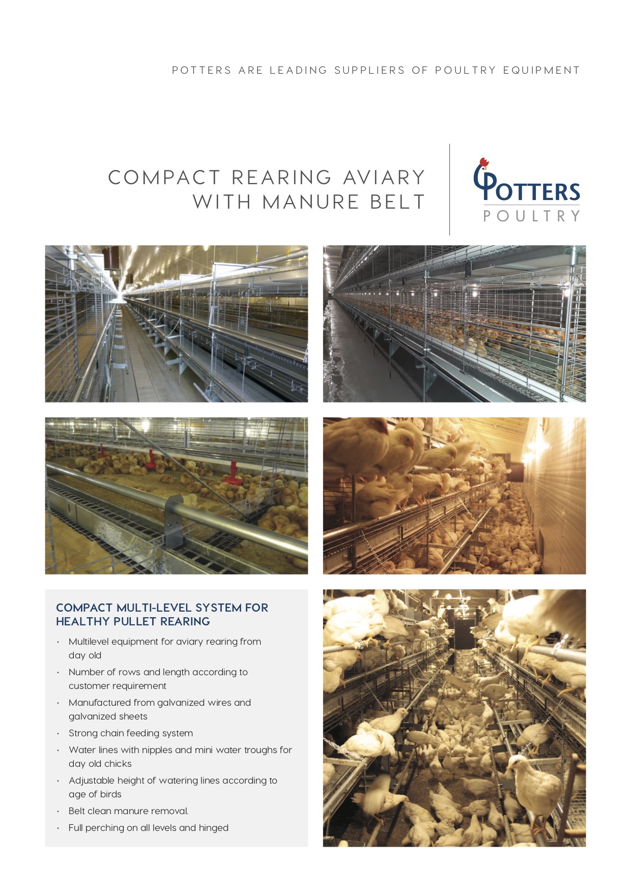 Compact Rearing Aviary